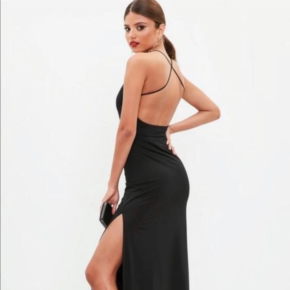 Missguided Slinky Long Dress